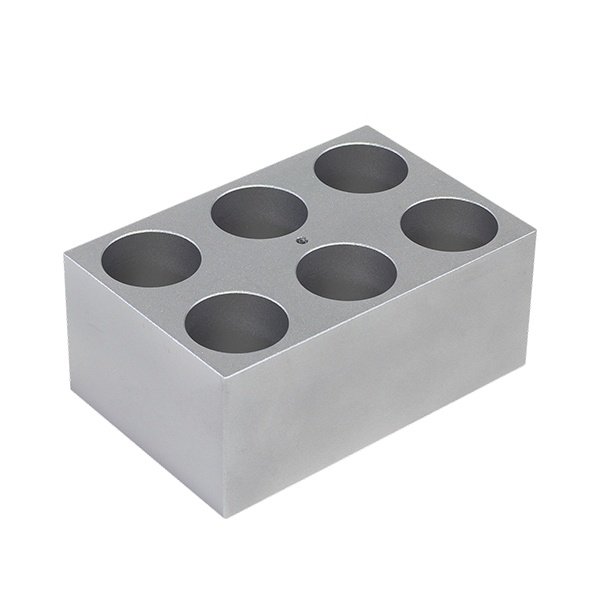 Crystal Industries - DBA44 - 6xø28mm (ø1.1in) Vials Block
