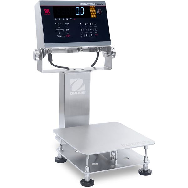 Ohaus - DEFENDER6000-D61PW-WD-K1 - Defender™ 6000 Washdown Bench Scale