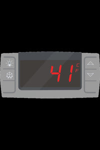 American Biotech Supply - PH-ABT-HC-RFC12A - 12 Cu. Ft. Pharmacy Refrigerator and Auto Defrost Freezer Combination