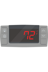 American Biotech Supply - CRT-ABT-HC-S23G - 23 Cu. Ft. Upright Controlled Room Temperature Cabinet, Glass Door