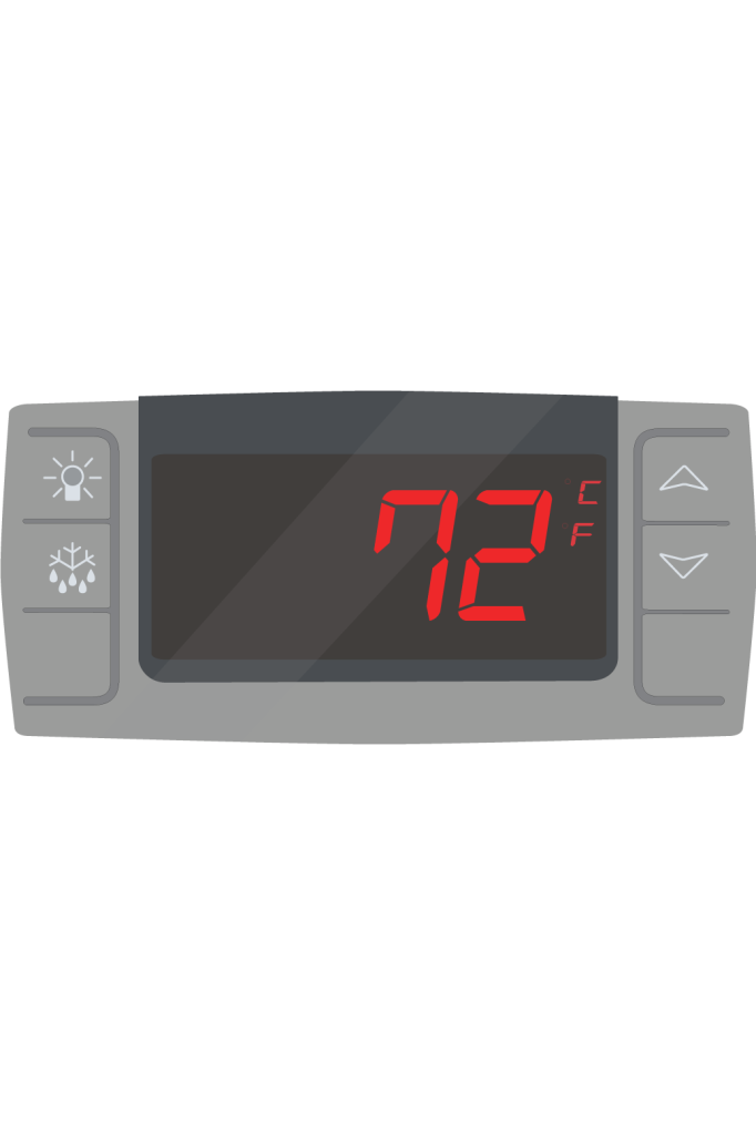 American Biotech Supply - CRT-ABT-HC-S23G - 23 Cu. Ft. Upright Controlled Room Temperature Cabinet, Glass Door