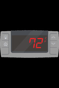 American Biotech Supply - CRT-ABT-HC-UCFS-0104G-LH - 1 Cu. Ft. Undercounter Controlled Room Temperature Cabinet, Freestanding, Left Hinged-Glass Door