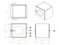 ESCO - EPB-A504050 - Infinity® Pass Boxes