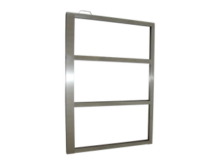 Crystal Industries - F-C-1000-3 - Stainless Steel Frame for 3 C-1000 Aluminum Canisters