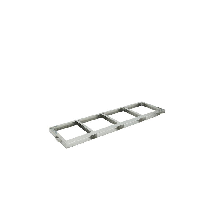 Crystal Industries - F-C-4R2111-4 - Stainless Steel Frame for Four Baxter/Fenwal C-4R2111 Aluminum Canisters