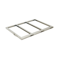 Crystal Industries - F-C-4R9959 - Stainless Steel Frame for Three Baxter/Fenwal C-4R9959 Aluminum Canisters