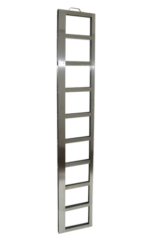 Crystal Industries - F-C-50-9 - Stainless Steel Frame for 9 C-50 Aluminum Canisters