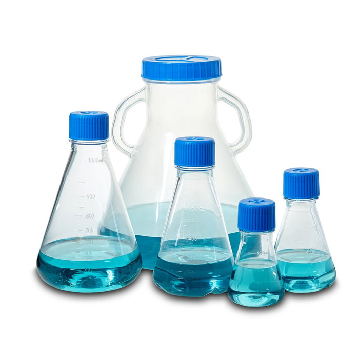 Benchmark Scientific - F4060-B - Erlenmeyer Flask, 125ml, Baffled Polycarbonate
