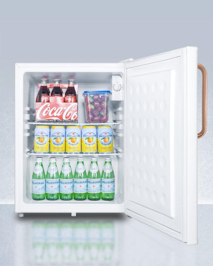 Accucold - FF28LWHTBC - Compact All-Refrigerator with Antimicrobial Pure Copper Handle