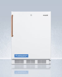 Accucold - FF7LWBITBCADALHD - 24" Wide Built-In All-Refrigerator with Antimicrobial Pure Copper Handle, ADA Compliant, Left Hand Door