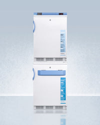 Accucold - FF7LW-VT65MLSTACKMED2LHD - 24" Wide All-Refrigerator-All-Freezer Combination, Left Hand Door