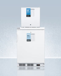 Accucold - FF7LW-FS24LSTACK - 24" Wide All-Refrigerator/All-Freezer Combination