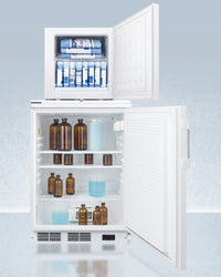 Accucold - FF7LW-FS24LSTACK - 24" Wide All-Refrigerator/All-Freezer Combination