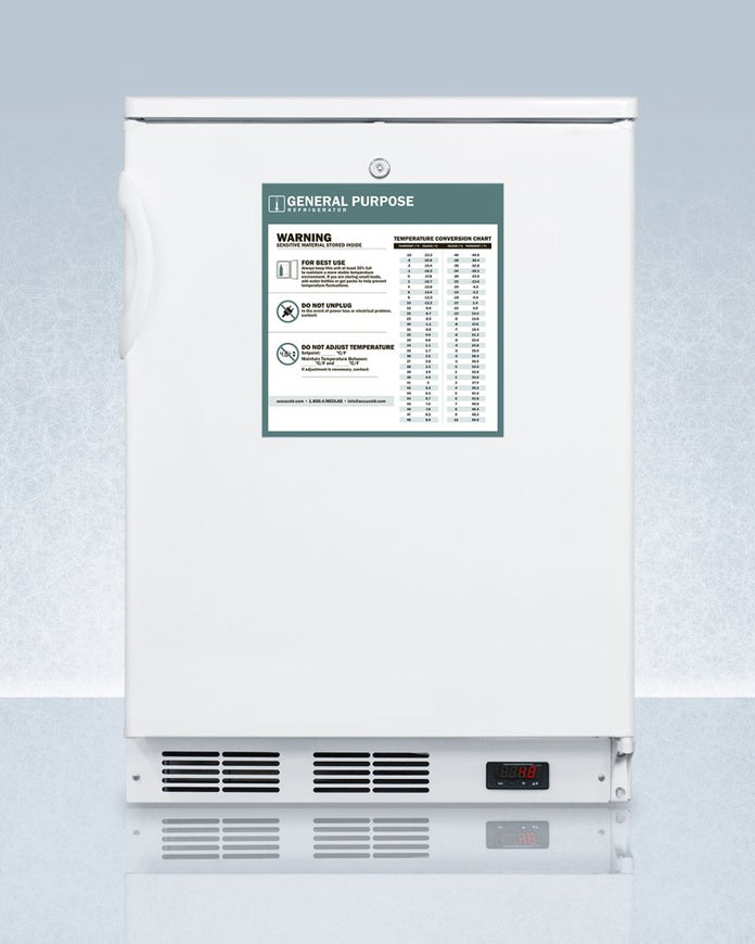 Accucold - FF7LWGPLHD - 24" Wide All-Refrigerator, Left Hand Door