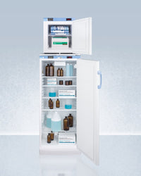 Accucold - FFAR10-FSLSTACKLHD - 24" Wide All-Refrigerator/All-Freezer Combination, Left Hand Door