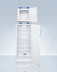 Accucold - FFAR10-FSLSTACKLHD - 24" Wide All-Refrigerator/All-Freezer Combination, Left Hand Door