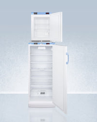 Accucold - FFAR10-FS30LSTACKMED2LHD - 24" Wide All-Refrigerator/All-Freezer Combination, Left Hand Door