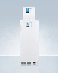 Accucold - FFAR10-FSLSTACKLHD - 24" Wide All-Refrigerator/All-Freezer Combination, Left Hand Door