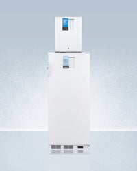 Accucold - FFAR10-FSLSTACKLHD - 24" Wide All-Refrigerator/All-Freezer Combination, Left Hand Door