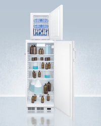 Accucold - FFAR10-FSLSTACKLHD - 24" Wide All-Refrigerator/All-Freezer Combination, Left Hand Door