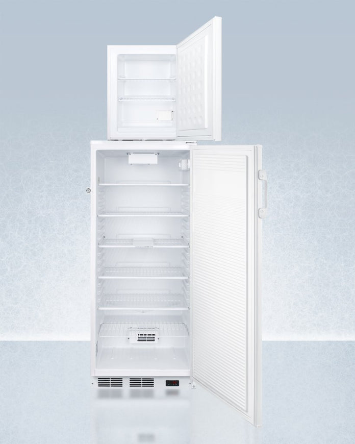 Accucold - FFAR10-FS30LSTACKPROLHD - 24" Wide All-Refrigerator/All-Freezer Combination, Left Hand Door