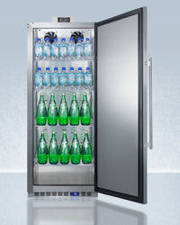Accucold - FFAR121SSNZLHD - 24" Wide All-Refrigerator, Left Hand Door