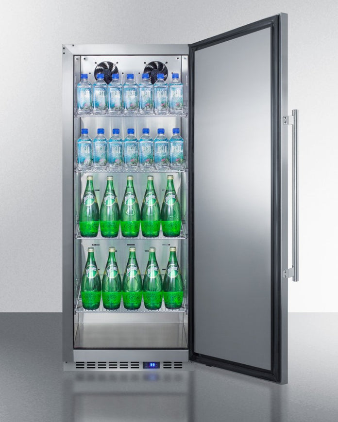 Accucold - FFAR121SSLHD - 24" Wide All-Refrigerator, Left Hand Door