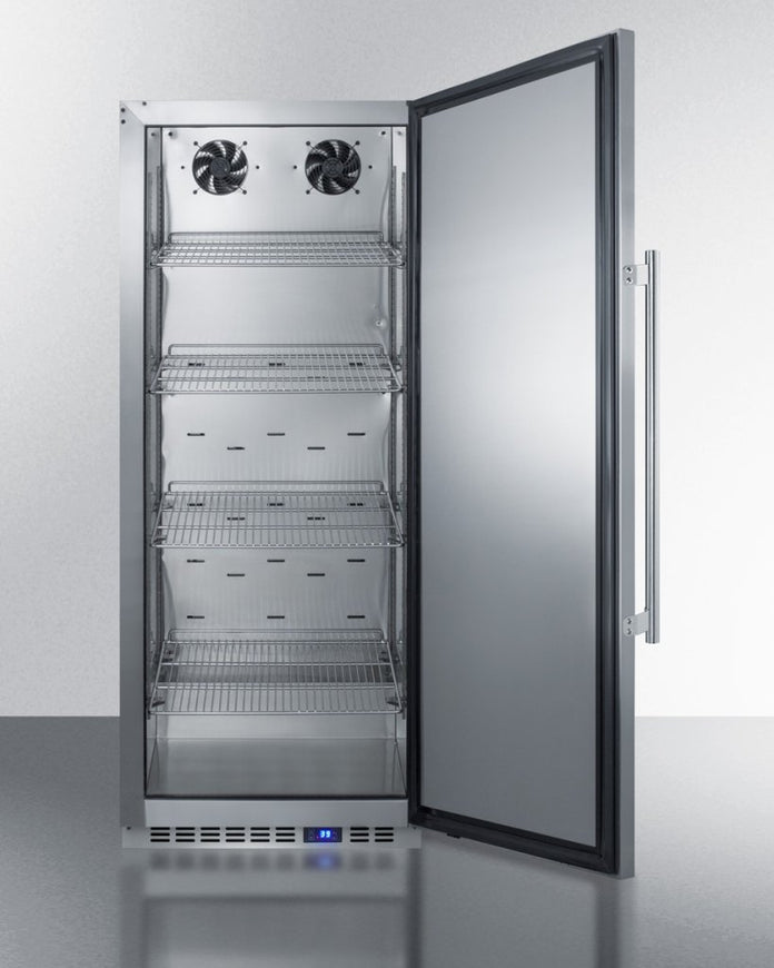 Accucold - FFAR121SSLHD - 24" Wide All-Refrigerator, Left Hand Door