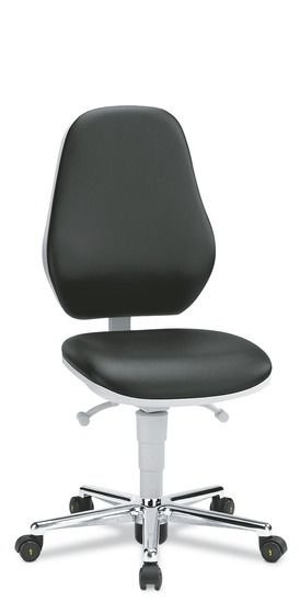 Bimos - 20026595 - Cleanroom Basic Chair 9145, ESD Capable, Standard Desk Height Range, Armless