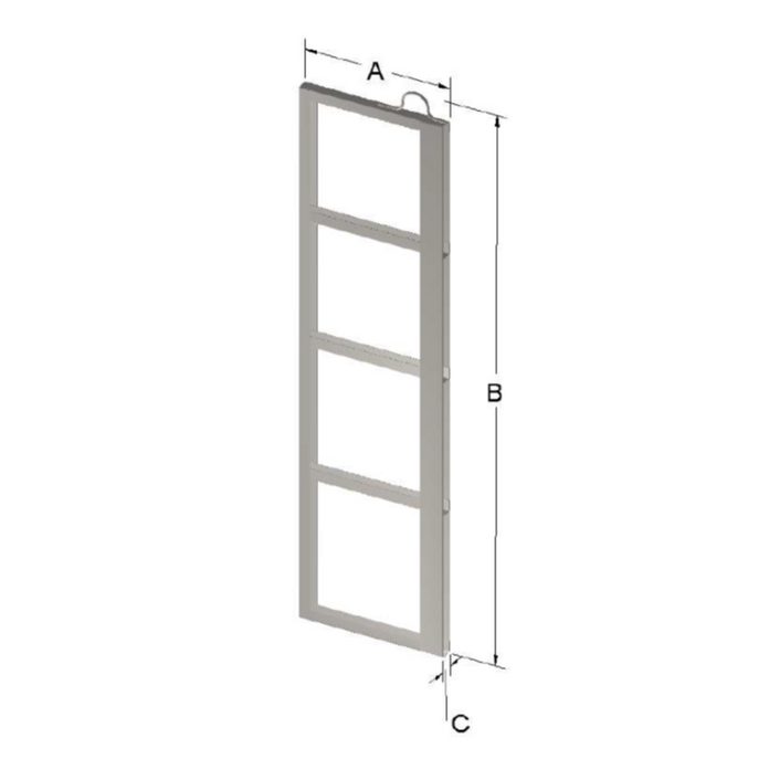 Custom Biogenic Systems - ZF2-ZC021 - Stainless Steel Frame, 2-Place for ZC021 Canister