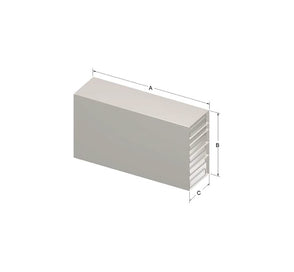 Custom Biogenic Systems - UDP36 - Upright Stainless Steel Freezer Rack for 96 DW Microtiter Plates and Matrix TrakMate 0.75ml Latch/0.5ml ScrewTop Latch Rack Boxes with Handles (SBS Footprint) (11.24"D X 11.03"H X 5.5"W)
