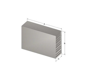 Custom Biogenic Systems - UFR-UTB56 - Upright Stainless Steel Drawer Racks for 96-Well Microtube Plastic Storage Boxes and Matrix TraKMate 1.4ml Latch Rack Boxes with Handles (SBS Footprint) (18.46"D X 14.2"H X 5.47"W)