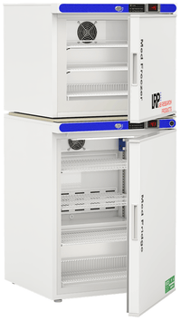 Lab Research Products (LRP) - PH-LRP-HC-RFC7SA - 7 Cu. Ft. Pharmacy Refrigerator & Auto Defrost Freezer Solid Door Combination