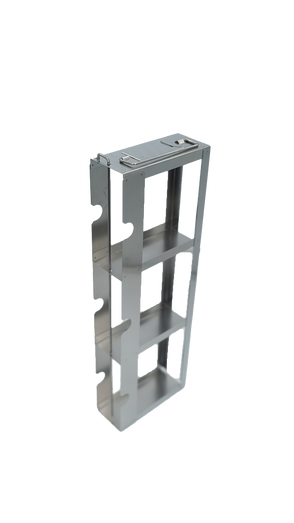 LR-3-2 - Vertical Half Rack for 2" Boxes, Holds 3 Boxes