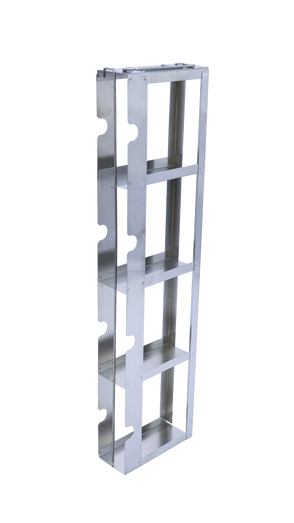 LR-4-2 - Vertical Half Rack for 2" Boxes, Holds 4 Boxes