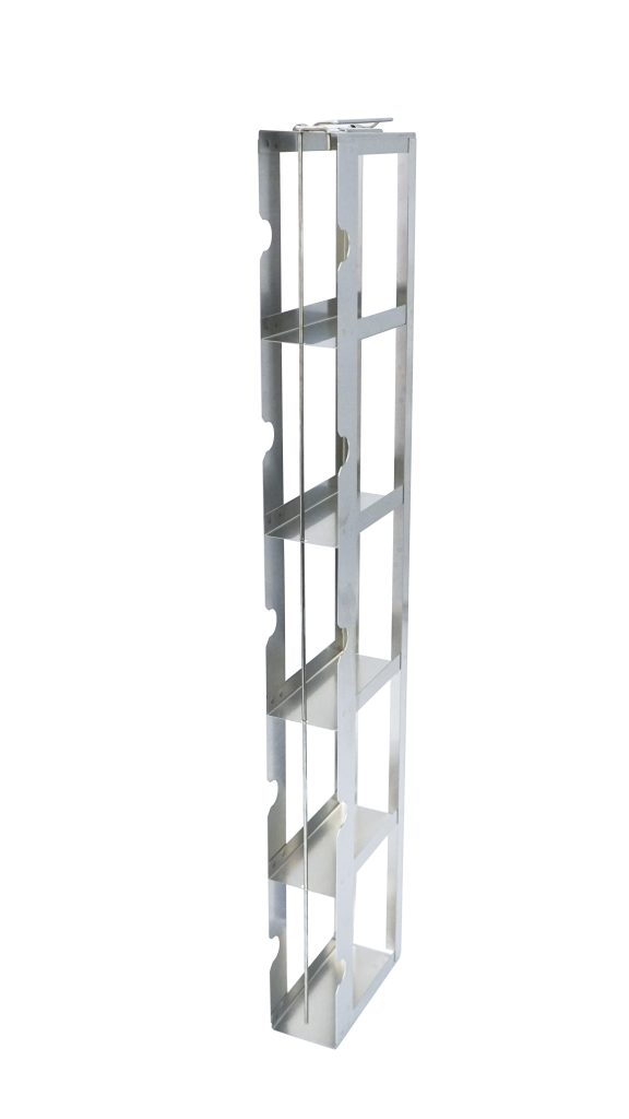 LR-5-2 - Vertical Half Rack for 2" Boxes, Holds 5 Boxes