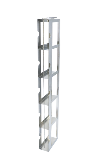 LR-5-2 - Vertical Half Rack for 2" Boxes, Holds 5 Boxes