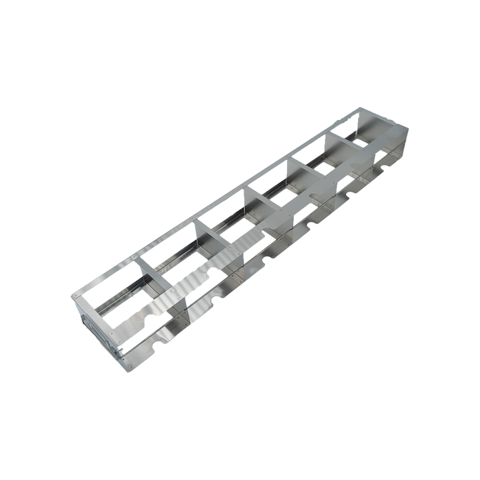 LR-6-3 - Vertical Half Rack for 3" Boxes, Holds 6 Boxes