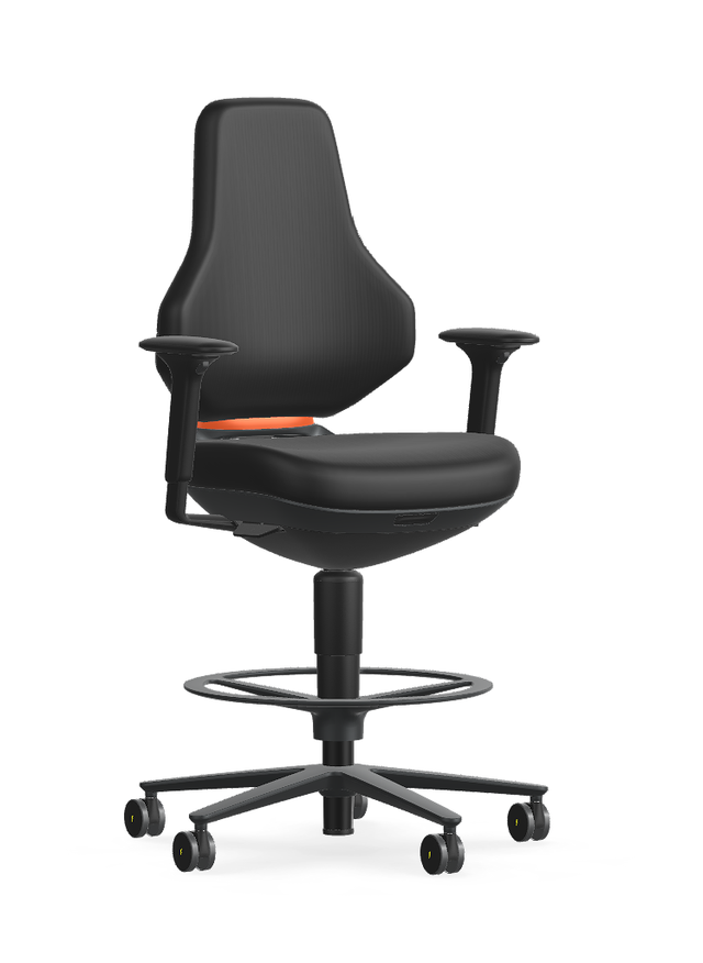 Bimos - 20027567-A - Texon ESD Stool, 9175E, with Arms