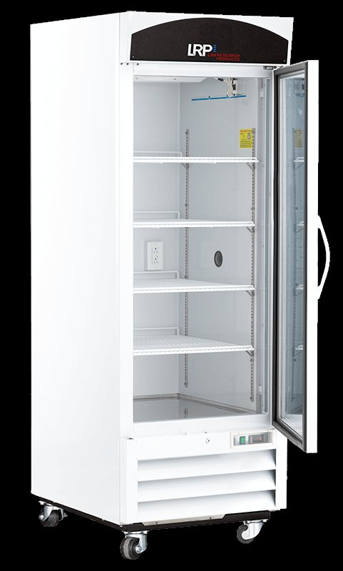 Lab Research Products - LRP-HC-CB-26 - 26 Cu. Ft. Basic Series Glass Door Chromatography Refrigerator