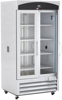 Lab Research Products - LRP-HC-CP-36 - 36 Cu. Ft. Capacity Plus Series Glass Door Chromatography Refrigerator