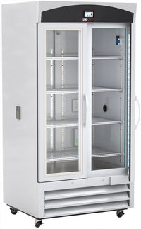 Lab Research Products - LRP-HC-CP-36-TS - 36 Cu. Ft. Capacity TempLog Plus Series Glass Door Chromatography Refrigerator
