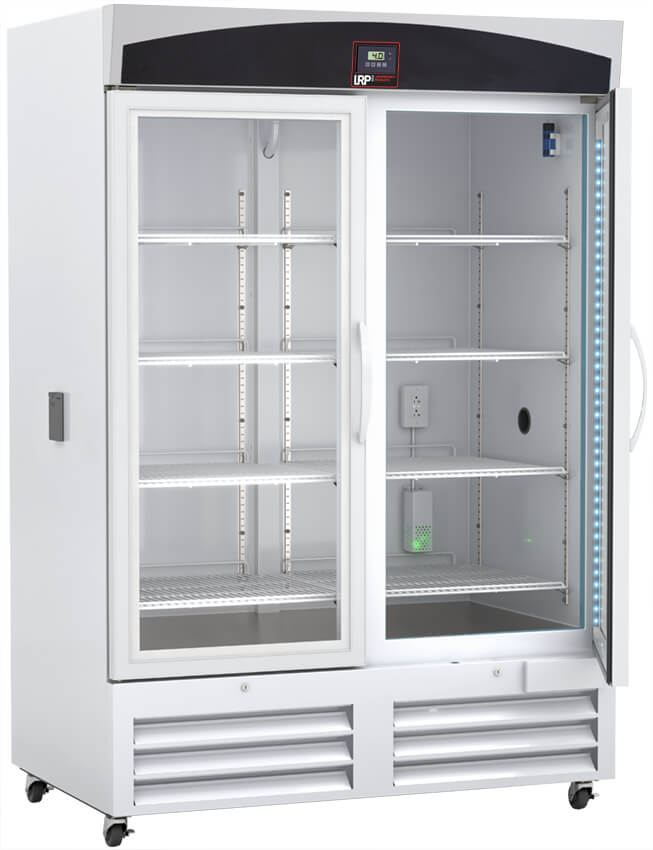 Lab Research Products - LRP-HC-CP - Capacity Plus Series Glass Door Chromatography Refrigerator