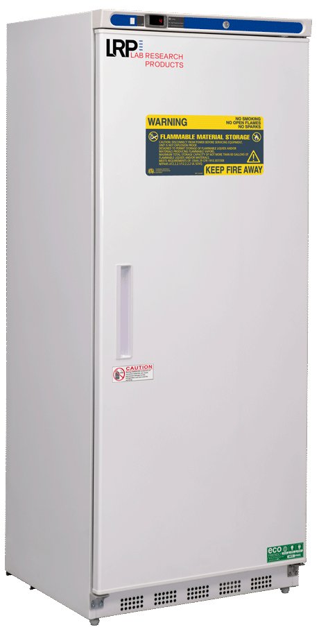 Lab Research Products - LRP-HC-FRP-20 - 20 Cu. Ft. Flammable Storage Refrigerator Basic Series with Natural Refrigerants
