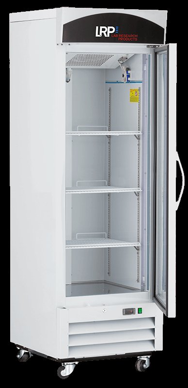 Lab Research Products - LRP-HC-LB-16 - 16 Cu. Ft. Basic Series Glass Door Laboratory Refrigerator