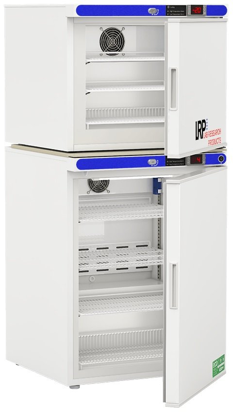 Lab Research Products (LRP) - LRP-HC-RFC7SA - 7 Cu. Ft. Refrigerator & Auto Defrost Freezer Solid Door Combination