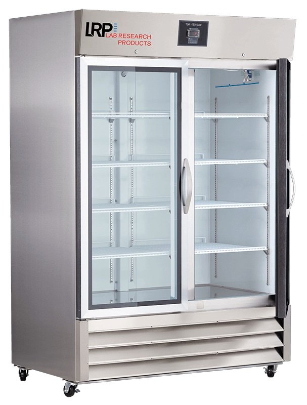 Lab Research Products (LRP) - LRP-HC-SSP-49G - 49 Cu. Ft. Plus Series Glass Door Stainless Steel Laboratory Refrigerator
