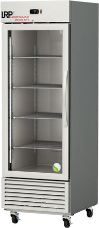 Lab Research Products (LRP) - LRP-HC-SSR-25G-LH - 25 Cu. Ft. Glass Door, Stainless Steel Laboratory Refrigerator, Left Hinged