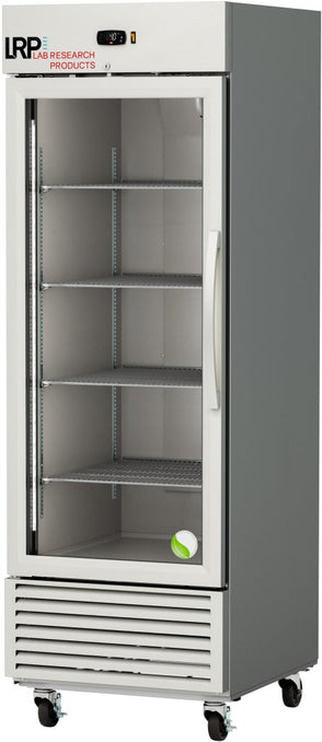 Lab Research Products (LRP) - LRP-HC-SSR-25G-LH - 25 Cu. Ft. Glass Door, Stainless Steel Laboratory Refrigerator, Left Hinged