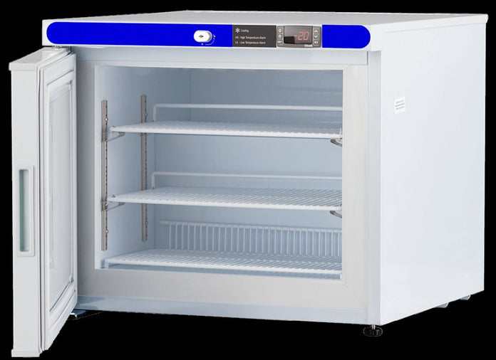 Lab Research Products - LRP-HC-UCFS-0120-LH - 1.7 Cu. Ft. Capacity Plus Series Countertop Freezer Freestanding, Left Hinged